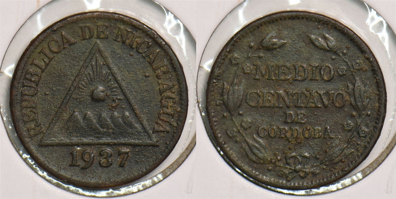 Nicaragua 1937 1/2 Centavo P290255 combine shipping0