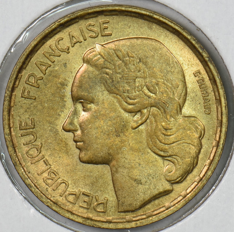 France 1953 B 10 Francs Rooster P190613 combine shipping0