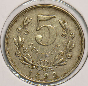 Nicaragua 1899 5 Centavos P290327 combine shipping2