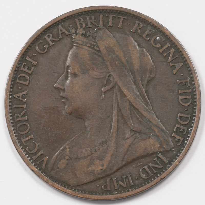 United Kingdom 1900 Victorian Penny P1514030