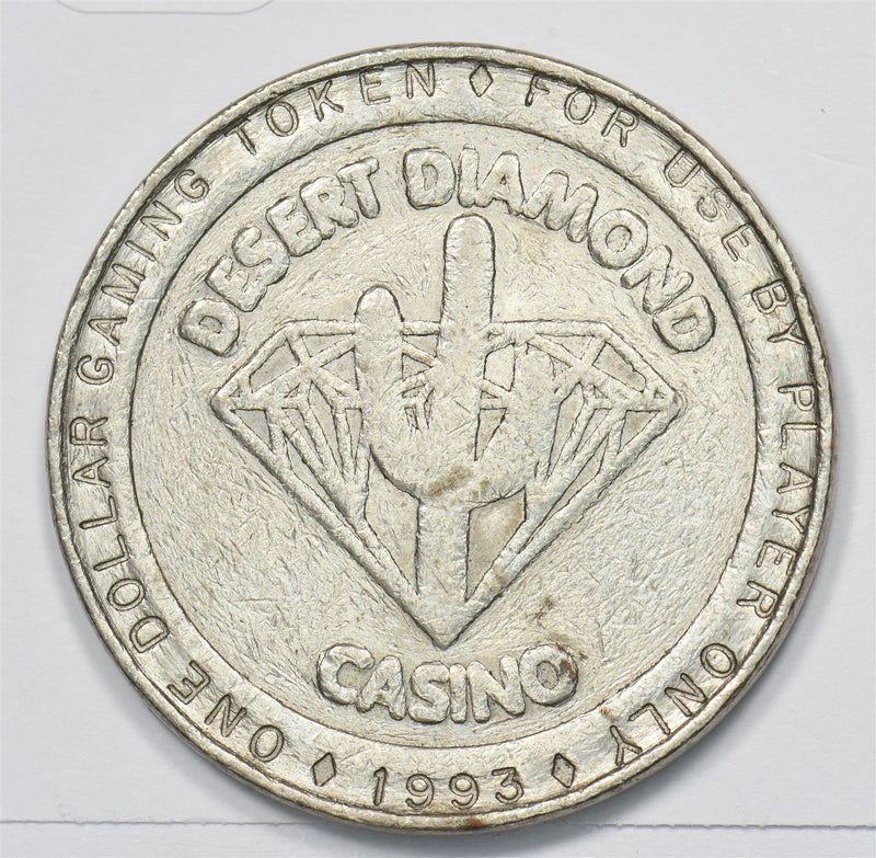 1993 Desert Diamond Dollar Casino Gaming Token P9030670