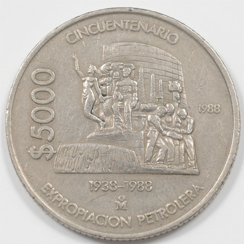 Mexico 1988-MO 50th Anniv. Of Oil Industry 5000 Pesos P9044920