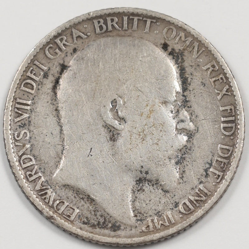 United Kingdom 1902 Edward VII 6 Pence Silver P9042070