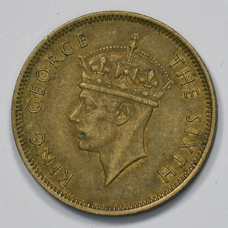 Hong Kong 1950 George VI 10 Cents P9031190