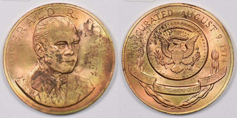 1990 's Token/Medal inauguration of Gerald Ford August 9, 1974 P190269 combine0