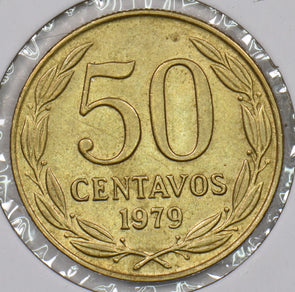 Chile 1979 50 Centavos Condor animal P190316 combine shipping2