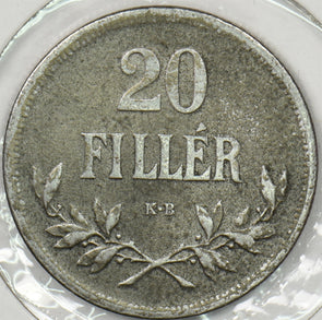 Hungary 1916 KB 20 Filler P150237 combine shipping1