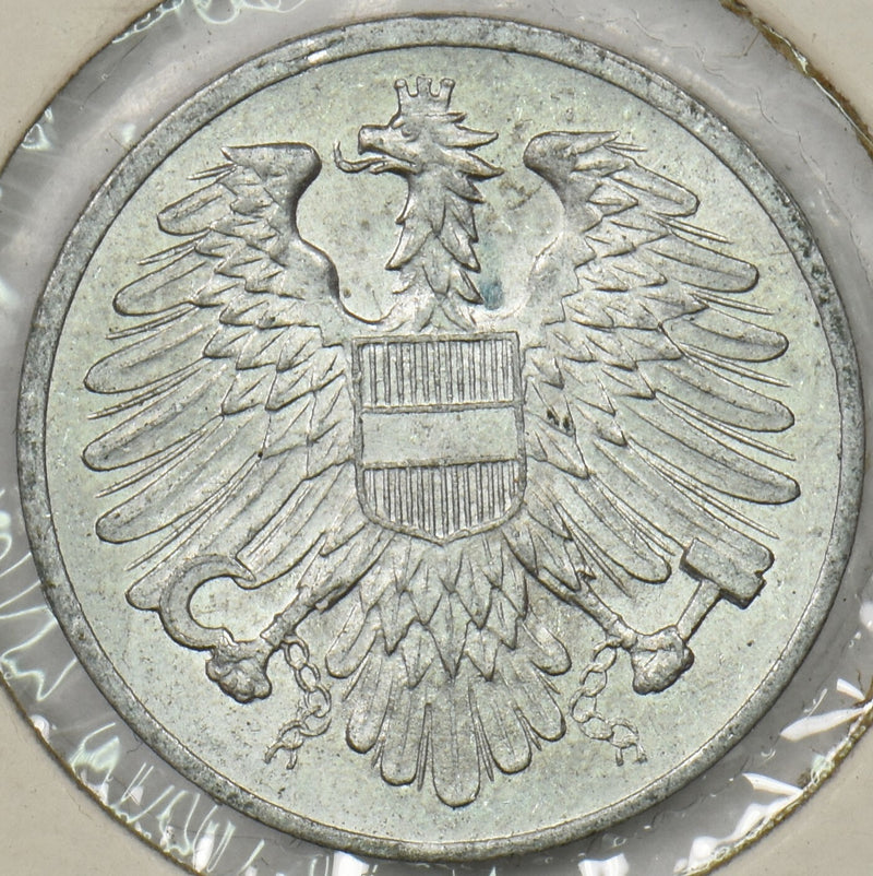 Austria 1965 2 Groschen Eagle animal P190386 combine shipping0