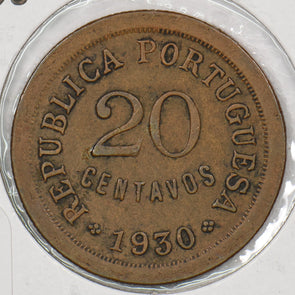 Portugal 1930 20 Centavos P190233 combine shipping2