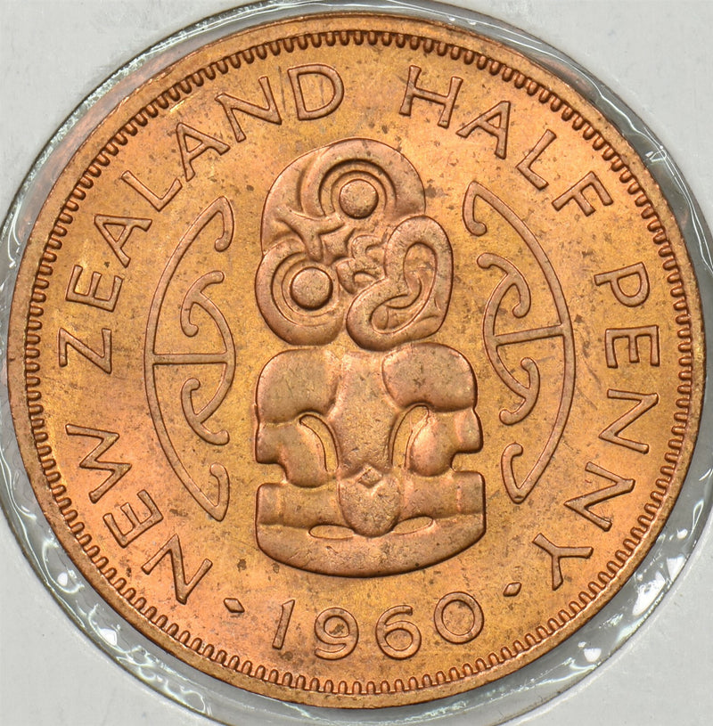 New Zealand 1960 1/2 Penny P900408 combine shipping0