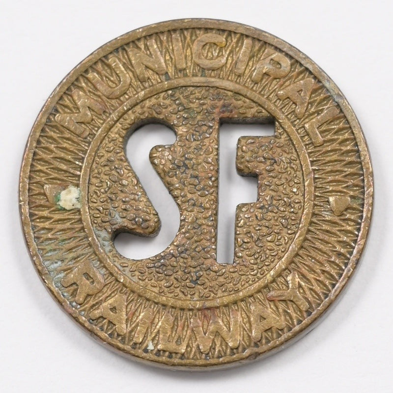 San Francisco Municipal Railway Token P1917020