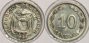 Ecuador 1964 10 Centavos animal P150058 combine shipping0