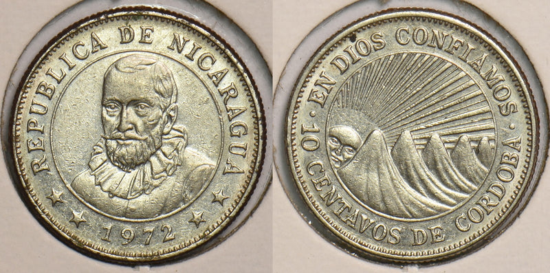 Nicaragua 1972 10 Centavos P150095 combine shipping0