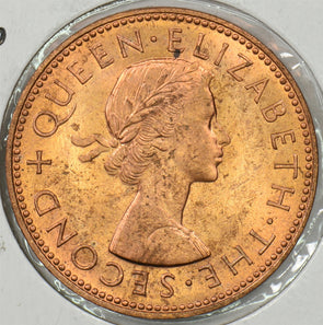 New Zealand 1960 1/2 Penny P900408 combine shipping1
