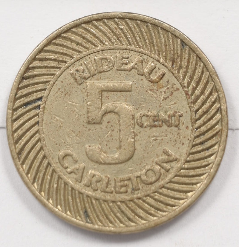 Canada Rideau Carleton Casino Token 5 Cent P1514550