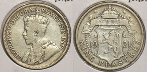 Cyprus 1921 9 Piastres P240023 combine shipping0