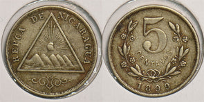 Nicaragua 1899 5 Centavos P290169 combine shipping0