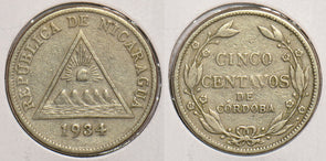 Nicaragua 1934 5 Centavos P150115 combine shipping0