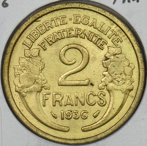 France 1936 2 Francs P190601 combine shipping1