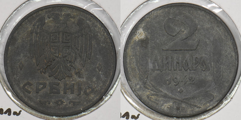 Serbia 1942 2 Dinar P190331 combine shipping0