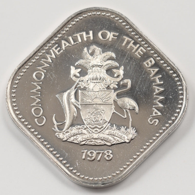 Bahamas 1978-FM Elizabeth II 15 Cents Proof P9040510