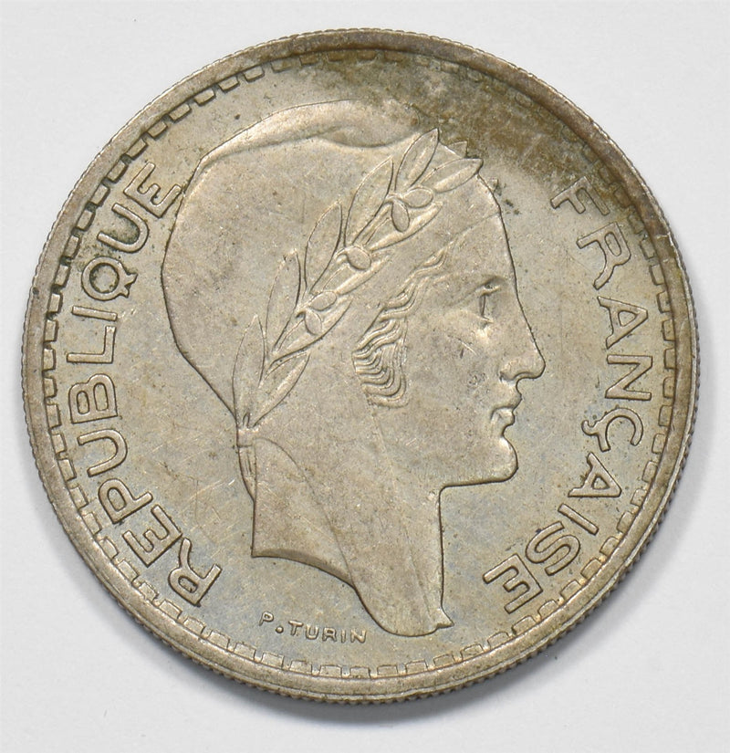 France 1949 small head 10 Francs P9028950