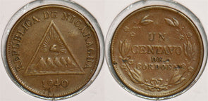 Nicaragua 1940 Centavo P290160 combine shipping0