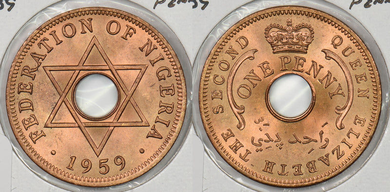 Nigeria 1959 Penny P290411 combine shipping0