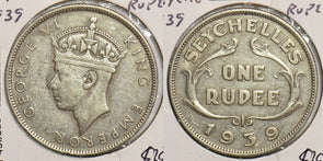 Seychelles 1939 Rupee P490089 combine shipping0