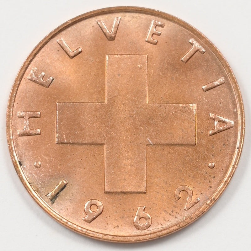 Switzerland 1962 Head of Libertas Rappen P9041420