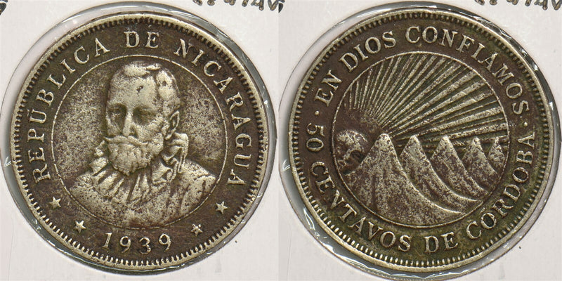 Nicaragua 1939 50 Centavos P290302 combine shipping0