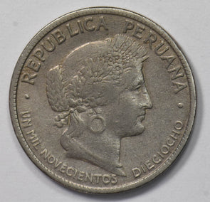 Peru 1918 10 Centavos VG Head of Ceres P903540 combine shipping0