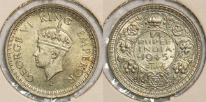 India British 1945 B 1/4 Rupee P290345 combine shipping0