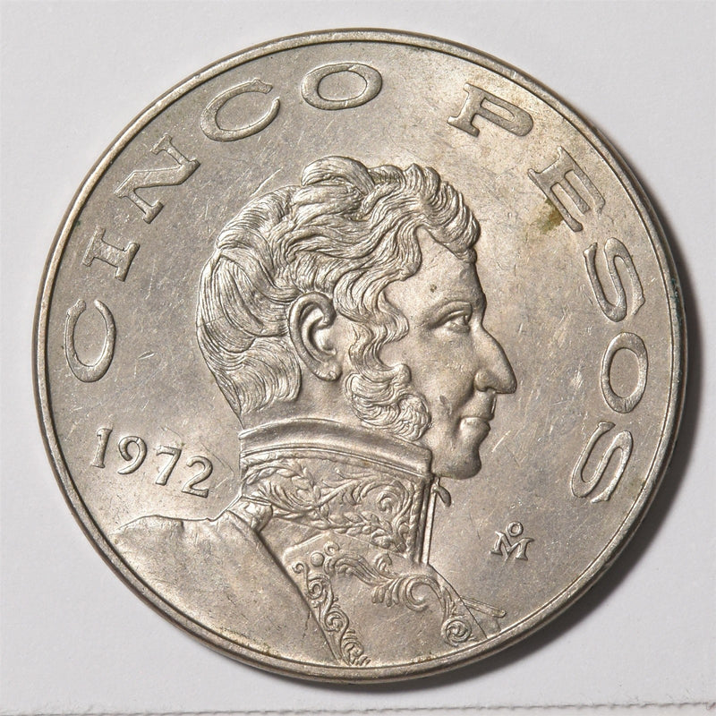 Mexico 1972-MO Vincent Guerrero 5 Pesos P1910780