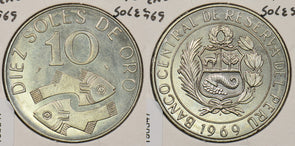 Peru 1969 10 Soles P190347 combine shipping0
