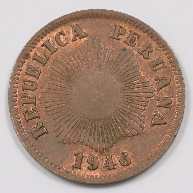 Peru 1946 Republic Centavo P1914740