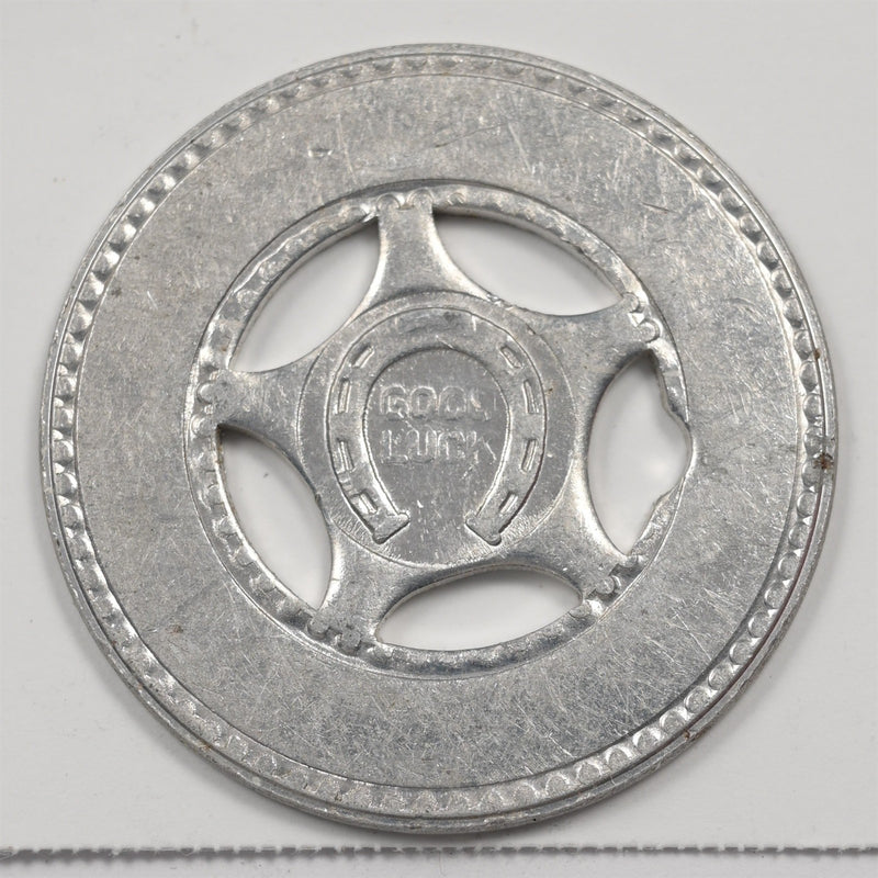 Star Badge and Flag Design Good Luck Token P1915200