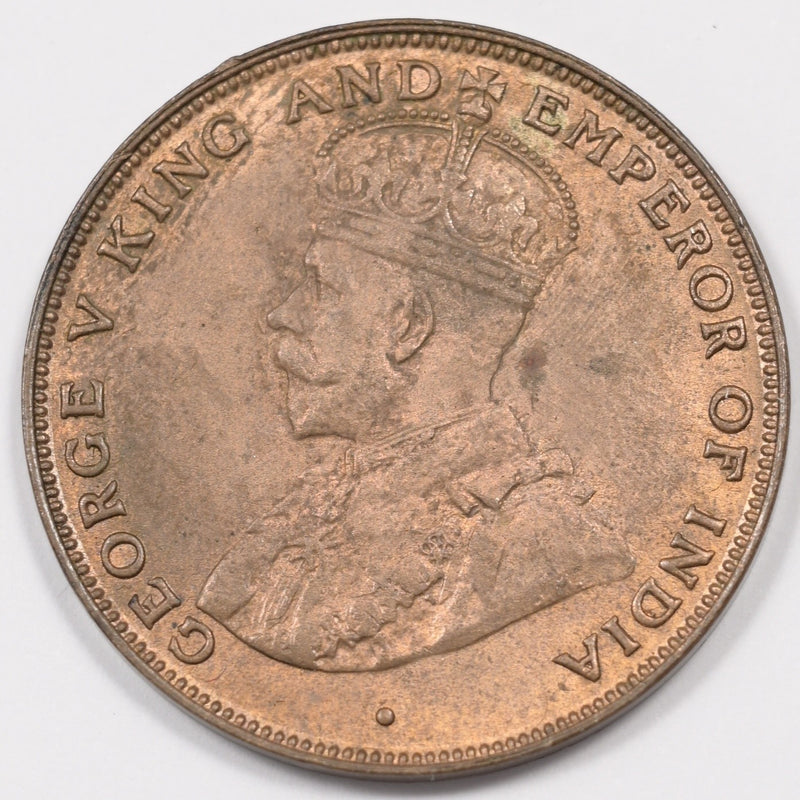 Hong Kong 1925 George V Cent P1914530