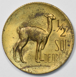 Peru 1967 1/2 Sol Vicuna P903514 combine shipping0