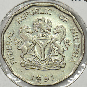 Nigeria 1991 50 Kobo P900307 combine shipping0