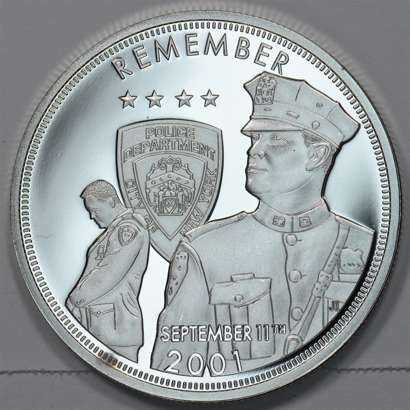 2016 rememeber 9/11 Medal Proof Eagle clad P9031830