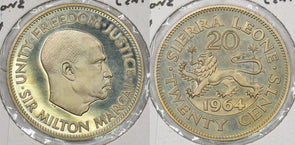 Sierra Leone 1964 20 Cents P190297 combine shipping0