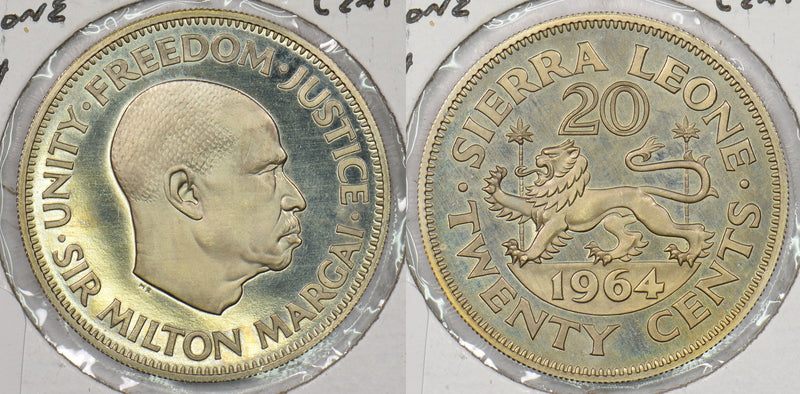 Sierra Leone 1964 20 Cents P190297 combine shipping0