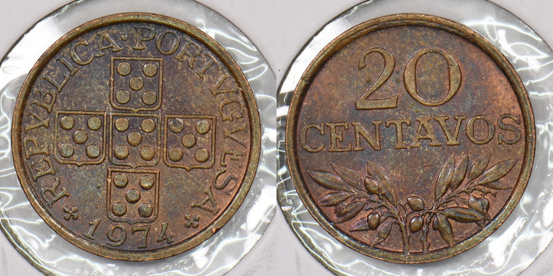Portugal 1974 20 Centavos P190214 combine shipping0