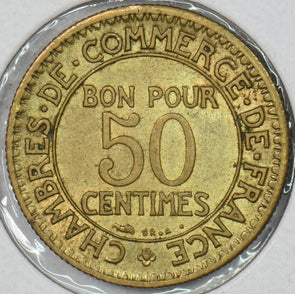 France 1923 50 Centimes P190599 combine shipping1