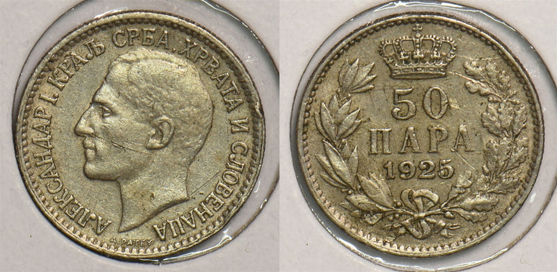 Yugoslavia 1925 50 Para animal P150056 combine shipping0
