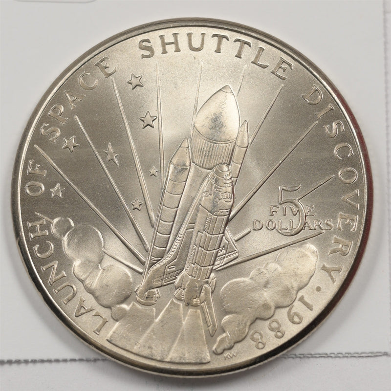 Marshall Islands 1988 Republic/Space Shuttle Discovery 5 Dollars P9042150