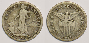 Philippines 1907 20 Centavos P190183 combine shipping0