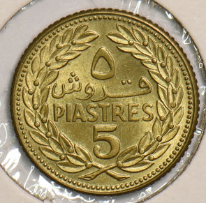 Lebanon 1968 5 Piastres P290329 combine shipping2
