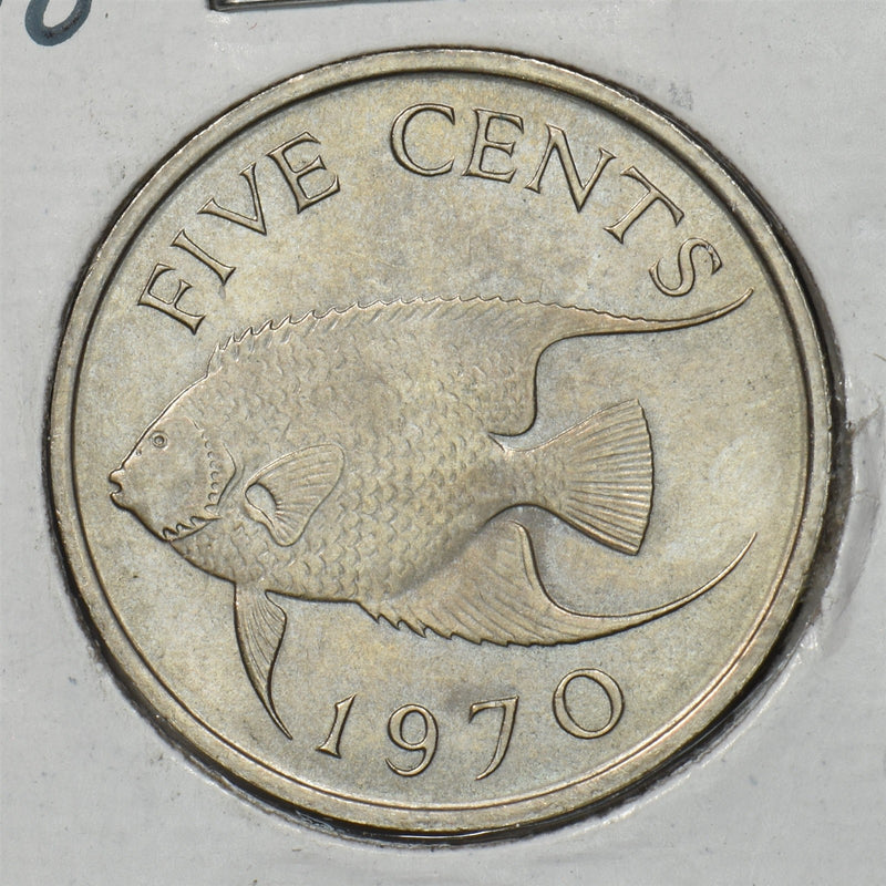 Bermuda 1970 Elizabeth II 5 Cents P151320 CH BU0